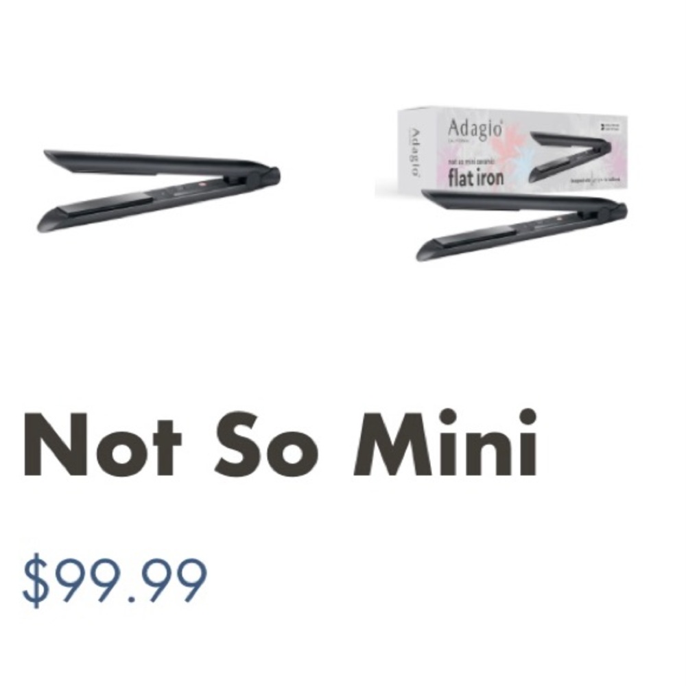 Adagio Not So Mini Flat Iron